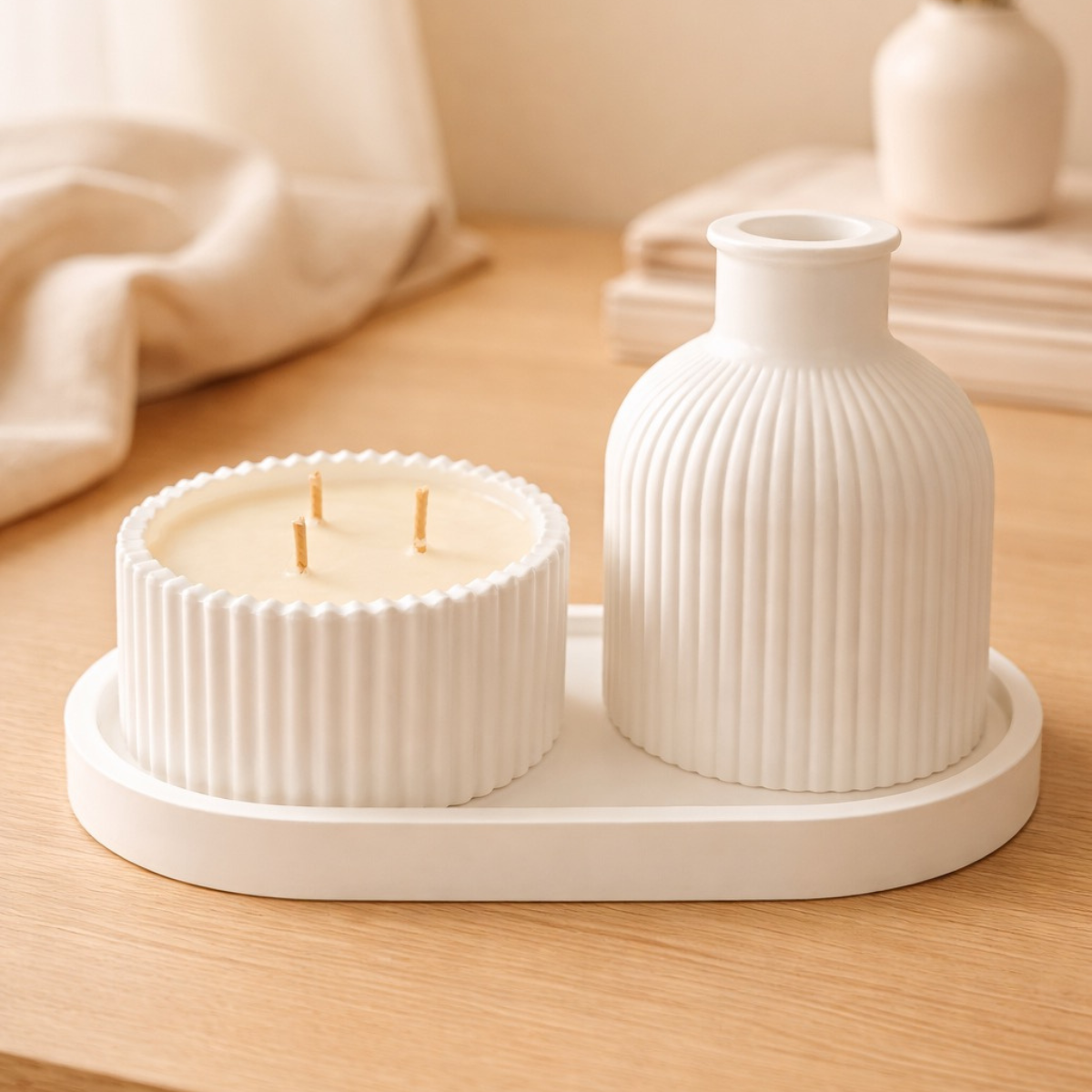 Rinkinys su sojų vaško žvake "Confidence" - Image 2