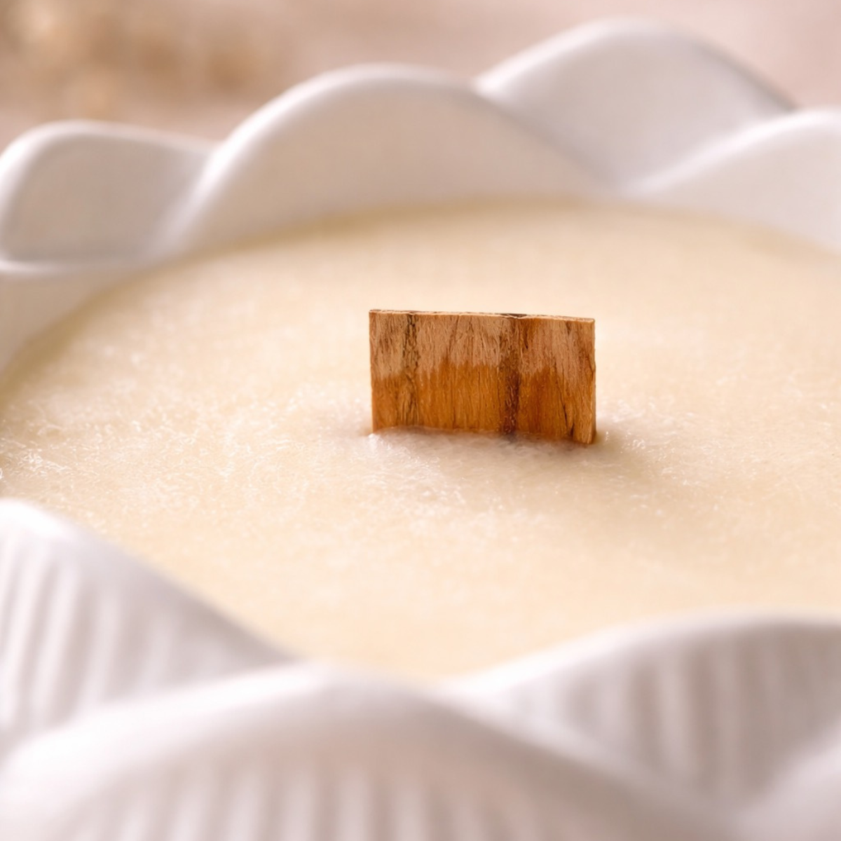 Sojų vaško žvakė su medine dagtimi "Bloom" - Image 4